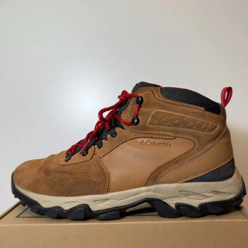 Columbia Newton Ridge Plus II Mens 13 Waterproof Suede Leather Hiking Boots